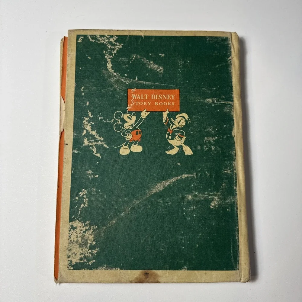 VTG 1939 1st Edition Walt Disney School Days IN DISNEYVILLE‎ Hardcover Kids Book